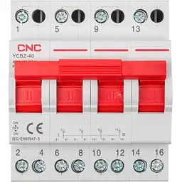 Модульний перемикач навантаження CNC YCBZ-40 4P 40A