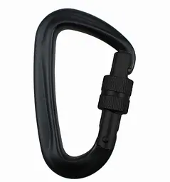 Високоякісний алюмінієвий карабін Solve S6 Black