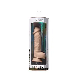 Фалоімітатор Silexd Real Skin Model 1 Size 7" 17.8 см тілесний - мініатюра 6