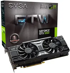 Відеокарта GeForce GTX 1060 6GB Evga (06G-P4-6268-KR) Б/В