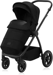 Універсальна коляска 3 в 1 Lionelo Meril Black Onyx (LO-MERIL 3IN1 BLACK ONYX) - мініатюра 2