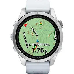Смарт-годинник Garmin Epix Pro Gen 2 42mm Silver w. Whitestone Band (010-02802-00/01) - мініатюра 7