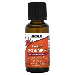 Рідкий Вітамін D3 та MK-7 Liquid Vit D-3 & MK-7 - 30 мл