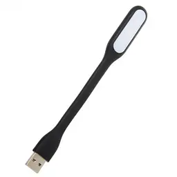 Світильник USB гнучка лампа для ноутбука повербанка 17см UKC чорний - мініатюра 3