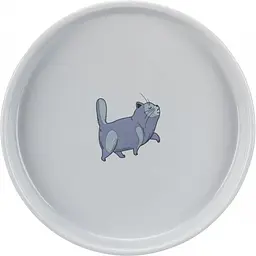 Миска Trixie для котів, плоска і широка, 600 мл, d:23 см (керамічна) - мініатюра 4