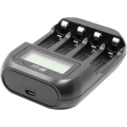 Зарядний пристрій для акумуляторів PowerPlant PP-UN4 (AA, AAA / input microUSB DC 5V/2A) (PP-UN4) - мініатюра 4
