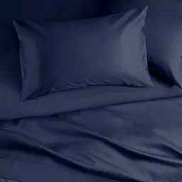 Простирадло сатин на резинці для коляски та люльки Cosas Indigo 40х80х5 см (65Satin_Indigo_FittedStroller_40х80) - мініатюра 2