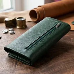 Гаманець на магнітах із клапаном жіночий ST Leather 19240 зелений - мініатюра 4
