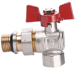Кран кульовий кутовий з американкою Water Valve Q003 NV-V124 1/2″ ЗB - мініатюра 2