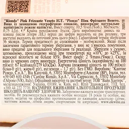 Вино напівігристе Riondo Pink Vino Frizzante Rosato рожеве напівсухе 0.75 л - мініатюра 4
