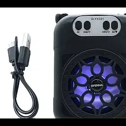Портативна колонка Bluetooth Q-YX331 бездротова блютуз акустична система - мініатюра 3