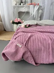 Покривало Zeintex Palermo махрове бавовняне орхідея 210х260 см - мініатюра 10