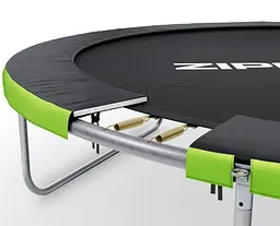 Батут із внутрішньою сіткою Zipro Jump Pro 12 футів 374 см чорно-зелений (5902659840684) - мініатюра 4