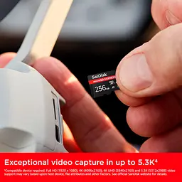 Карта пам'яті SanDisk 256GB microSDXC class 10 UHS-I U3 A1 Express (SDSQXFN-256G-GN4NN) - мініатюра 7