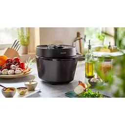 Мультиварка-скороварка Philips All in One Cooker 1000 Вт чорна (HD2151/40) - мініатюра 11
