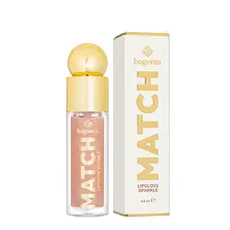 Блиск для губ Bogenia Match Lipgloss Sparkle із шимером стійкий (BG712), 03 Бежевий