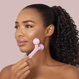 Електронний звуковий ролик для обличчя GESKE Sonic Facial Roller 4 в 1 рожевий - мініатюра 6