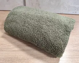 Рушник турецький махровий однотонний Zeron 50х90 Green щільність 500 г/м2 - мініатюра 2