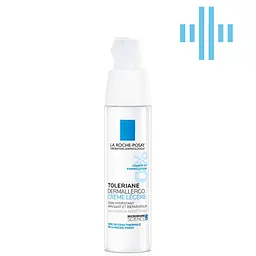 Легкий крем La Roche-Posay Toleriane Dermallergo Light заспокійливий зволожуючий догляд, для гіперчутливої та схильної до алергії нормальної шкіри обличчя та шкіри навколо очей, 40 мл (MB442600)