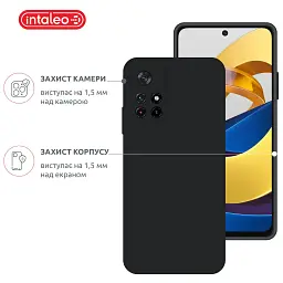 Чохол до мобільного телефона Intaleo SoftShell Xiaomi Poco M4 Pro 5G Black (1283126558160) - мініатюра 3