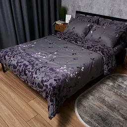 Підковдра Moon&Star Полісатин Premium Indigo Полуторна 143x210 см