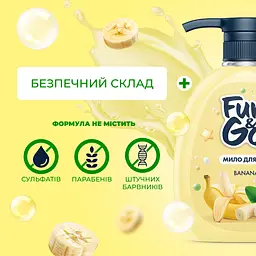 Рідке мило для рук Fun&Go Banana 300 мл - мініатюра 4
