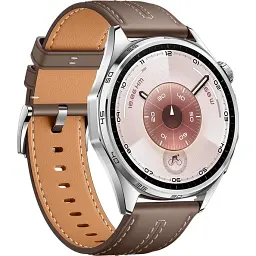 Смарт-годинник Smart Watch Huawei GT 6 46mm (55020FTW) Gray (Leather Strap) UA - мініатюра 3