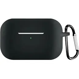 Чохол-накладка DK Apple AirPods Pro | Silicone Candy Friendly з карабіном (black)