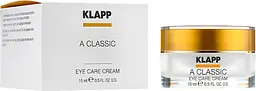 Крем для повік Klapp A Classic Eye Care Cream, 15 мл - мініатюра 2