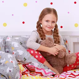 Простирадло Cosas на резинці в дитяче ліжечко 60х120 red zigzag, червоний (Зиг_красный_1) - мініатюра 3