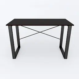 Письмовий стіл Ferrum-decor Драйв 750x1000x700 Чорний метал ДСП Венге Магія 16 мм (FRD-105346) - мініатюра 2
