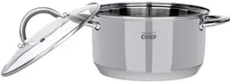 Каструля Bravo Chef 16 см 1.9 л з кришкою kuh0016481 - мініатюра 3