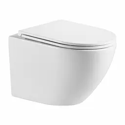 Унітаз Omnires Ottawa 49x37 rimless підвісний сидіння дюропласт white gloss OTTAWAMWBP, Білий