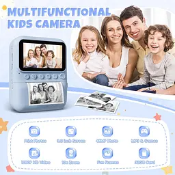 Дитяча камера з моментальним друком, 48 Мп, 1080P, 3" екран, з картою 32 ГБ - мініатюра 7