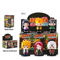 Колекційні мініатюрні фігурки Naruto у стилі чибі, 6 шт. (LZDH027) в асортименті