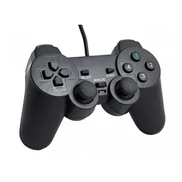 USB джойстик для PC GamePad DualShock вібро DJ-208