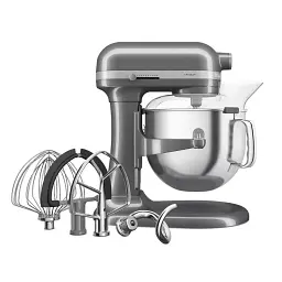 Кухонна машина KitchenAid Artisan 6,6 л 5KSM70SHXECU з підйомною чашею сріблястий - мініатюра 3
