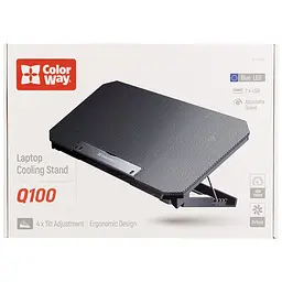 Підставка до ноутбука ColorWay Cooling Laptop Q100, 10-17 (CW-CLQ100) - мініатюра 11