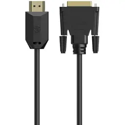 Кабель мультимедійний HDMI M to DVI M 3.0m 4K60Hz 24+1pin HP (DHC-HD05-03M) - мініатюра 1