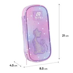Пенал Kite Catsline фіолетовий (K25-662-19) - мініатюра 3