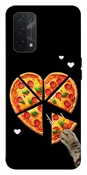 Чохол Demsky Pizza Love Cat для Oppo A54 4G