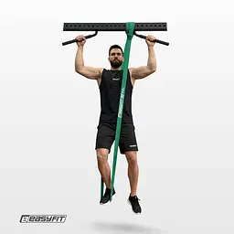Гумова петля EasyFit 19-65 кг Зелена - мініатюра 2