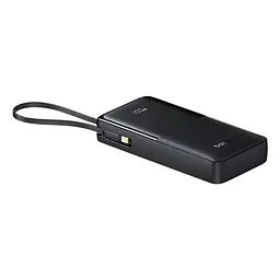Зовнішній акумулятор Baseus Bipow 2 20000 mAh 20 W з вбудованим кабелем чорний - мініатюра 4