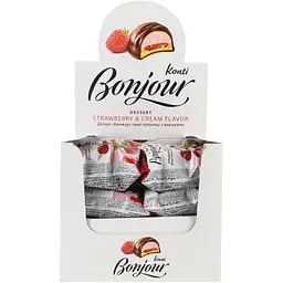 Десерт Konti Bonjour смак полуниці з вершками 29 г - мініатюра 3