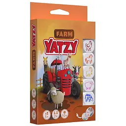 Настільна гра Smart Яцзи. Ферма (Farm Yatzy) (англ.) + QR-код на укр. правила (YTZ003)