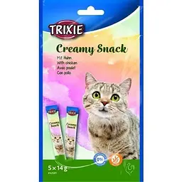 Ласощі для котів Trixie Creamy Snacks з куркою 5 шт. х 14 г
