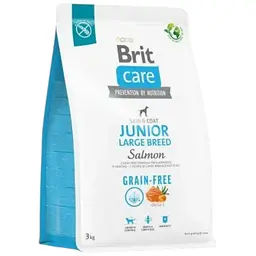 Сухий корм Brit Care Dog Grain-free Junior Large Breed для молодих собак великих порід, беззерновий з лососем, 3 кг