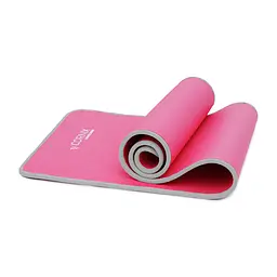 Килимок спортивний Cornix NBR 183 x 61 x 1 см для йоги та фітнесу XR-0095 Pink/Grey - мініатюра 2
