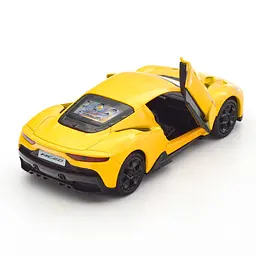 Автомодель TechnoDrive Maserati MC20, 1:32, жовта (250340U) - мініатюра 8