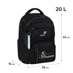 Рюкзак шкільний Kite Education teens 2594M Kuromi (HK26-2594M) - мініатюра 12